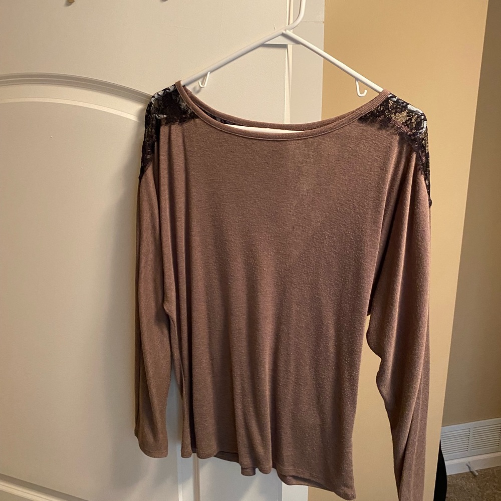 Lace back tunic